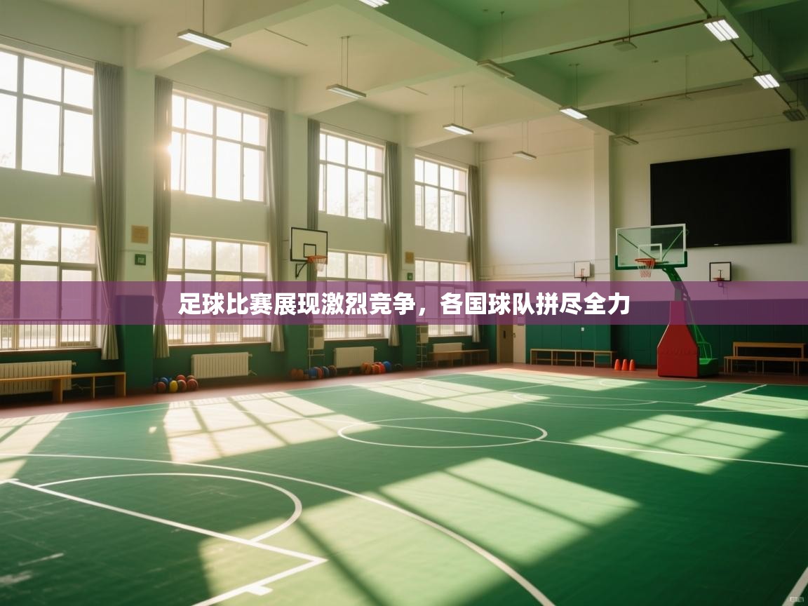 足球比赛展现激烈竞争，各国球队拼尽全力