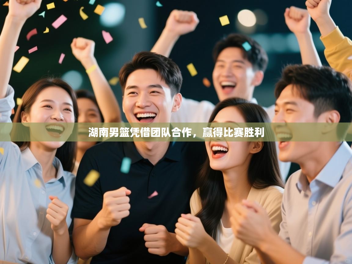 湖南男篮凭借团队合作，赢得比赛胜利